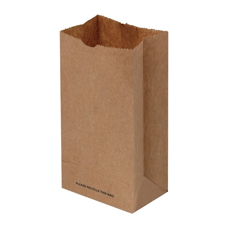 Toolworks International Recycled Paper Brown Shopping Bag 2000 pk 7 in. H X 2 in. W X 4 in. L AKB0001